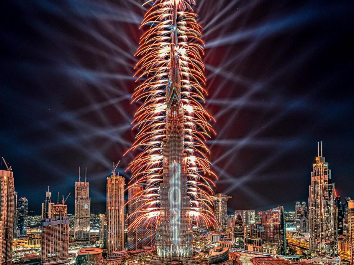 Apartmán Trophy 2Br Aladdin Estate W Burj Khalifa View Dubaj Exteriér fotografie
